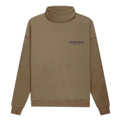 Fear of God Essentials FW21 Pullover Mock Neck Sweatshirt 'Harvest' FOG-FW21-011 sold by KicksCrew