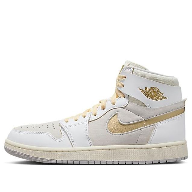 Air Jordan 1 Zoom CMFT 2 'White Metallic Gold Grey' DV1307-107 sold by KicksCrew