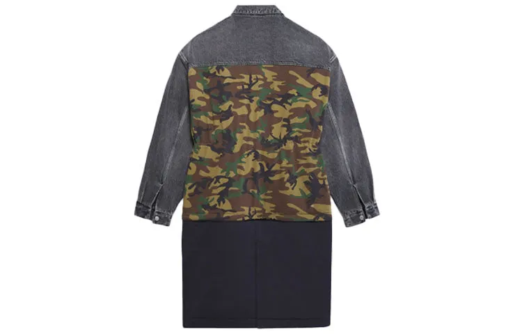 Balenciaga 3 Layered Patchwork Knee Length Car Coat 'Green Blue' 659092TKL142840 sold by KicksCrew product image thumbnail 2