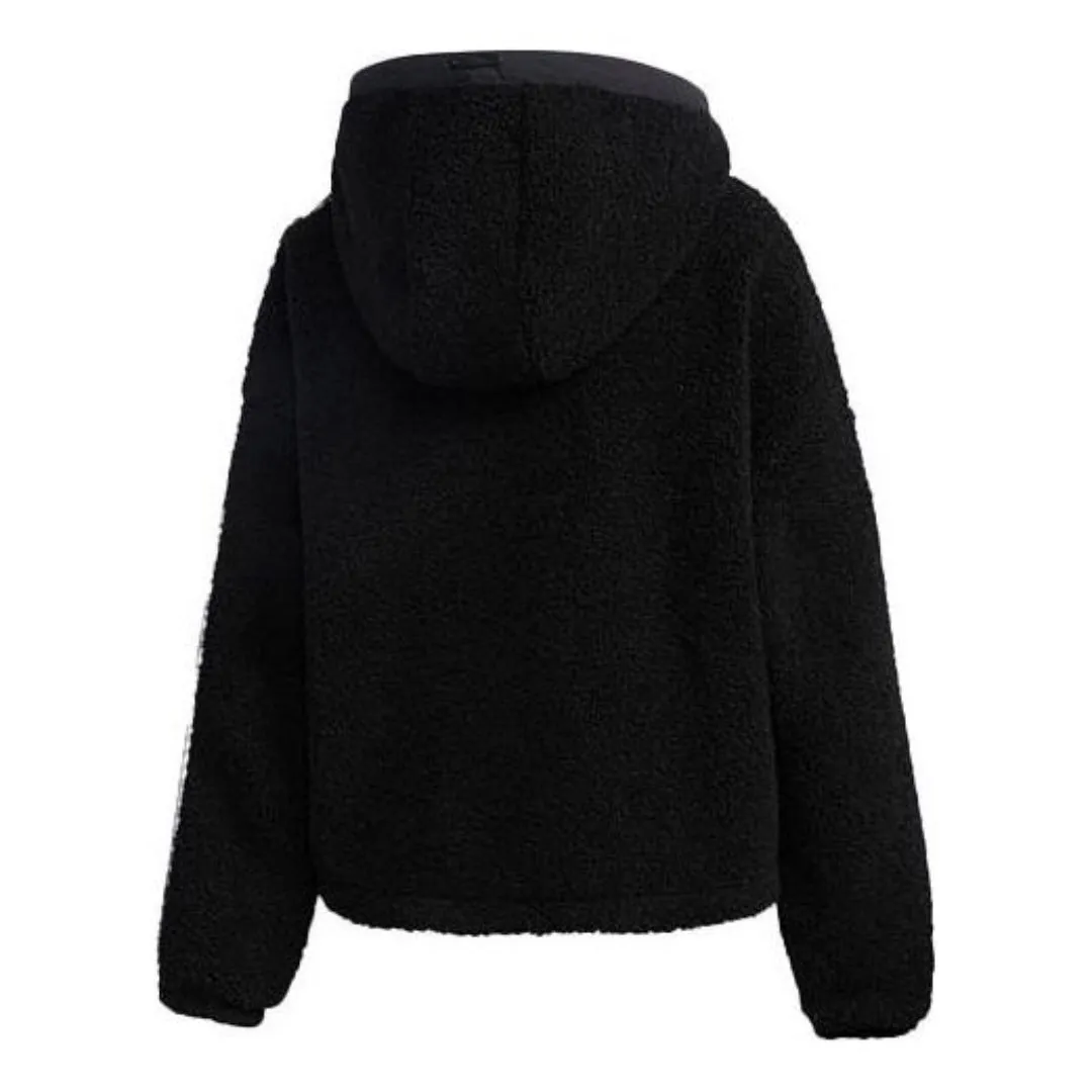 (WMNS) adidas Urban BOA Short Knitted Jacket 'Black White' GM1426 sold by KicksCrew product image thumbnail 2