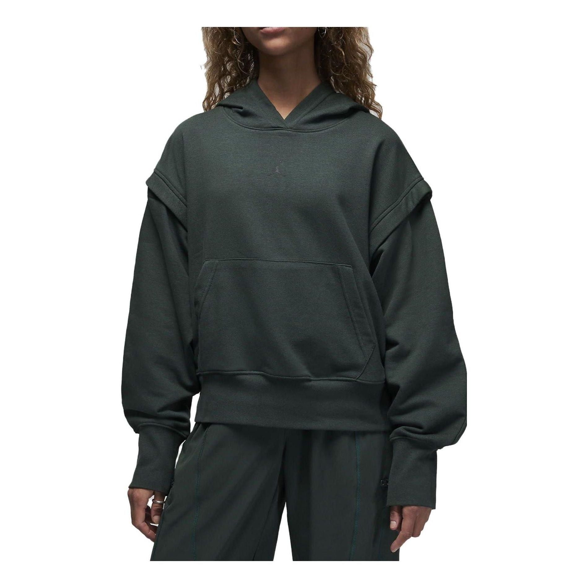 (WMNS) Air Jordan Sport Fleece Hoodie 'Midnight Green' FB4609-316 sold by KicksCrew