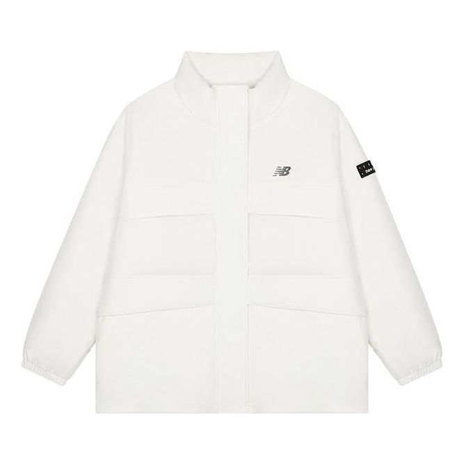 (WMNS) New Balance Winter Warm Coat 'White' AWJ33329-CIC sold by KicksCrew
