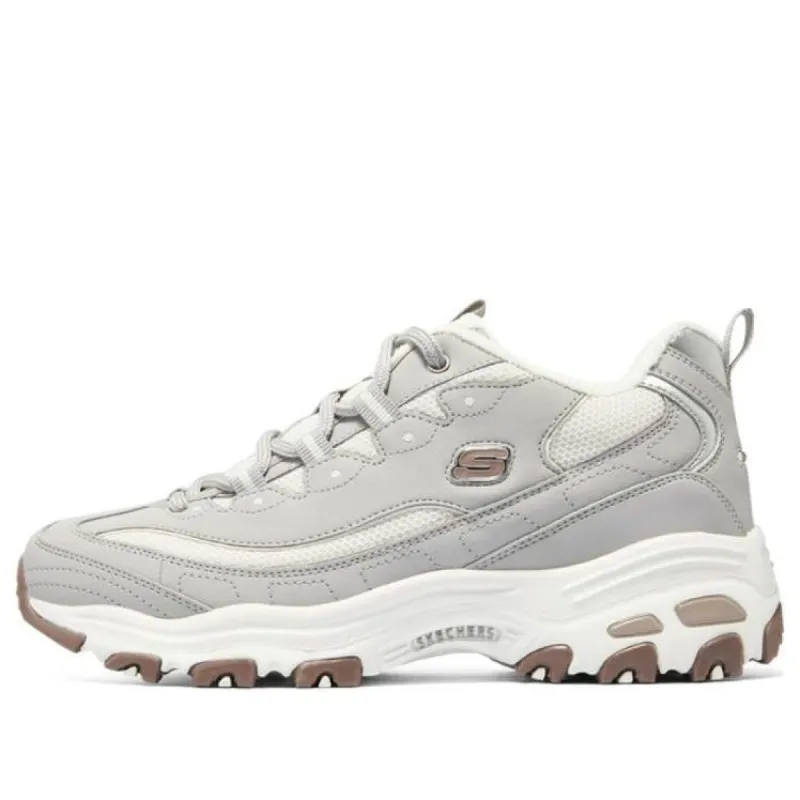 Skechers D'lites-looking Glass Marathon Running Shoes 'Grey' 894268-GRY made by Skechers