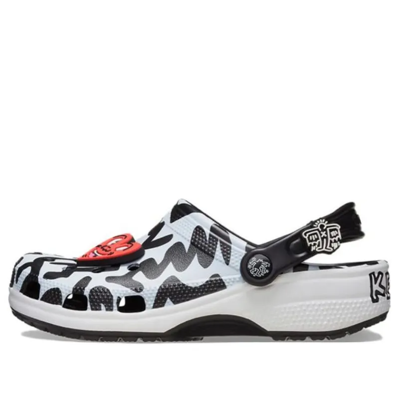 Crocs x Keith Haring Classic Clog 'Black White' 209488-001 sold by KicksCrew