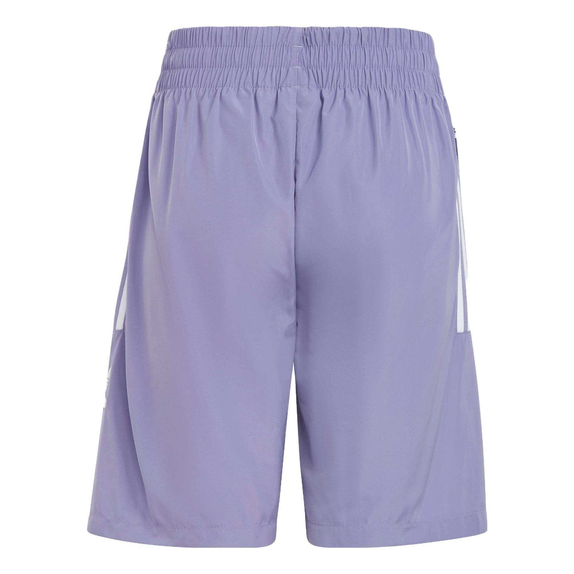 (GS) adidas Originals Adicolor Shorts 'Purple' IC6265 sold by KicksCrew