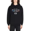 Balenciaga BB Paris Flag Cotton Hoodie 'Black' 570811TGV681000 sold by KicksCrew