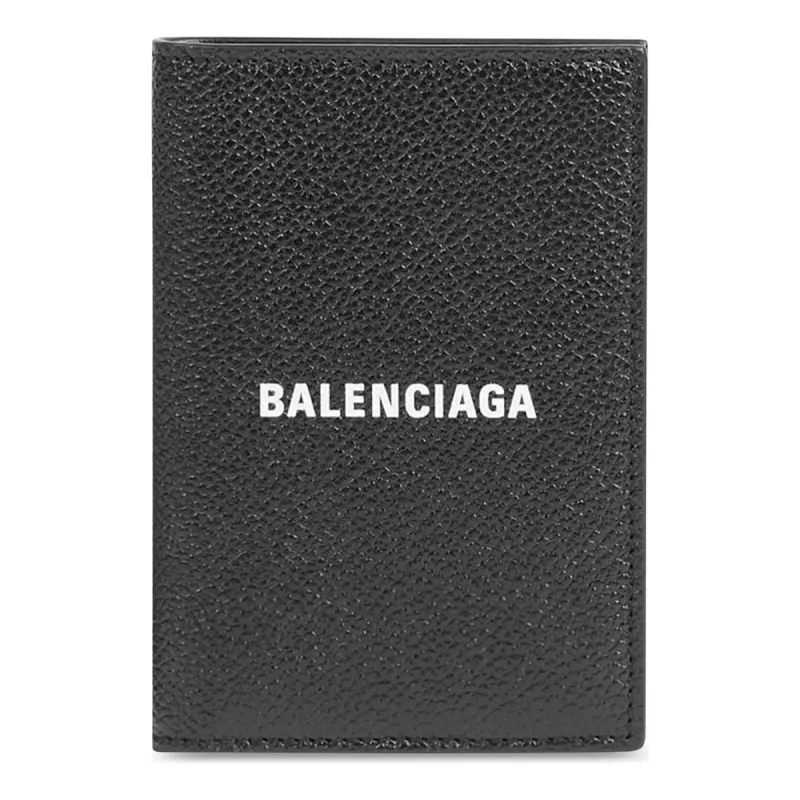 Balenciaga Cash Vertical Bifolded Wallet 'Black White' 6815791IZI31090 sold by KicksCrew