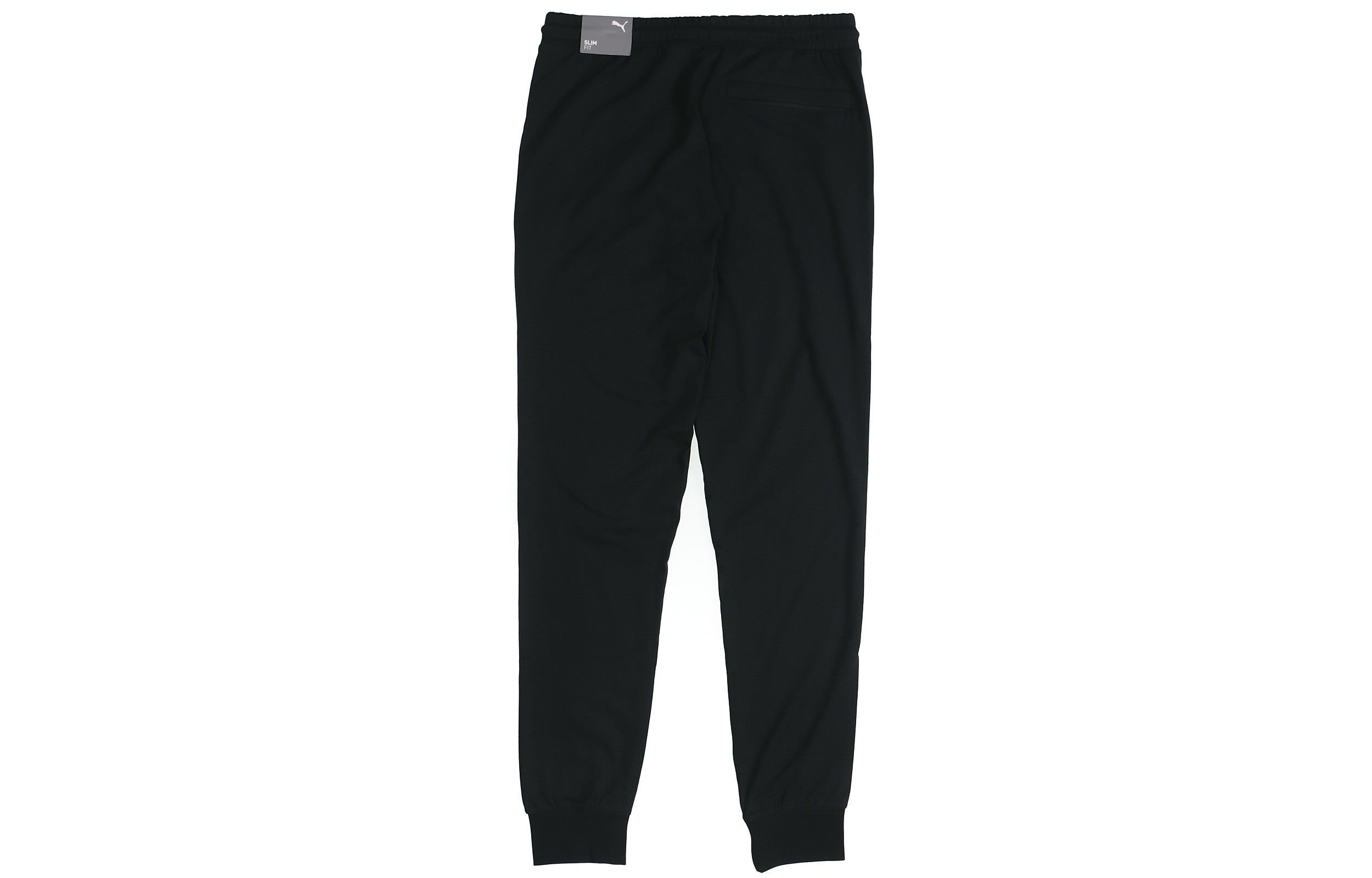 Puma Classics Jersey Cuffed Pants 'Black White' 597488-01 sold by KicksCrew product image thumbnail 2