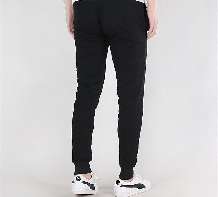 Puma Classics Jersey Cuffed Pants 'Black White' 597488-01 sold by KicksCrew product image thumbnail 4