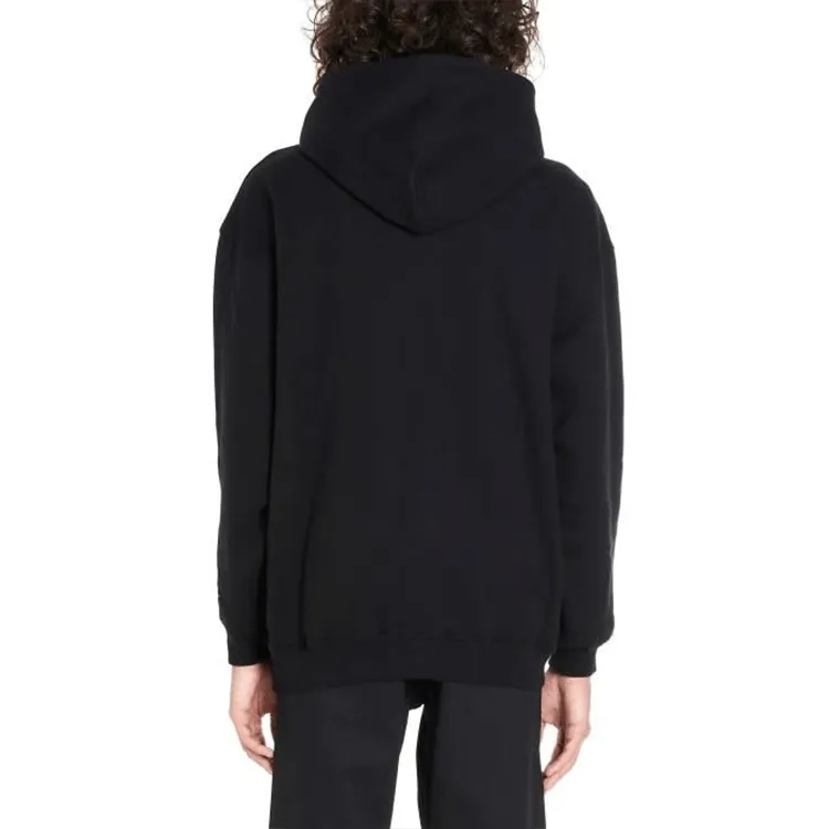 Balenciaga BB Paris Flag Cotton Hoodie 'Black' 570811TGV681000 sold by KicksCrew product image thumbnail 3