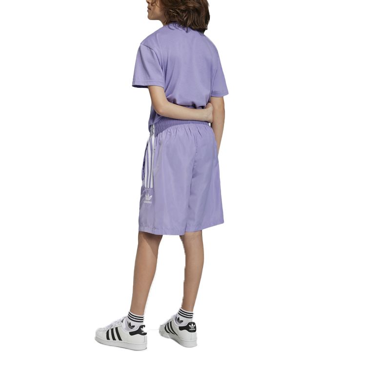 (GS) adidas Originals Adicolor Shorts 'Purple' IC6265 sold by KicksCrew product image thumbnail 5