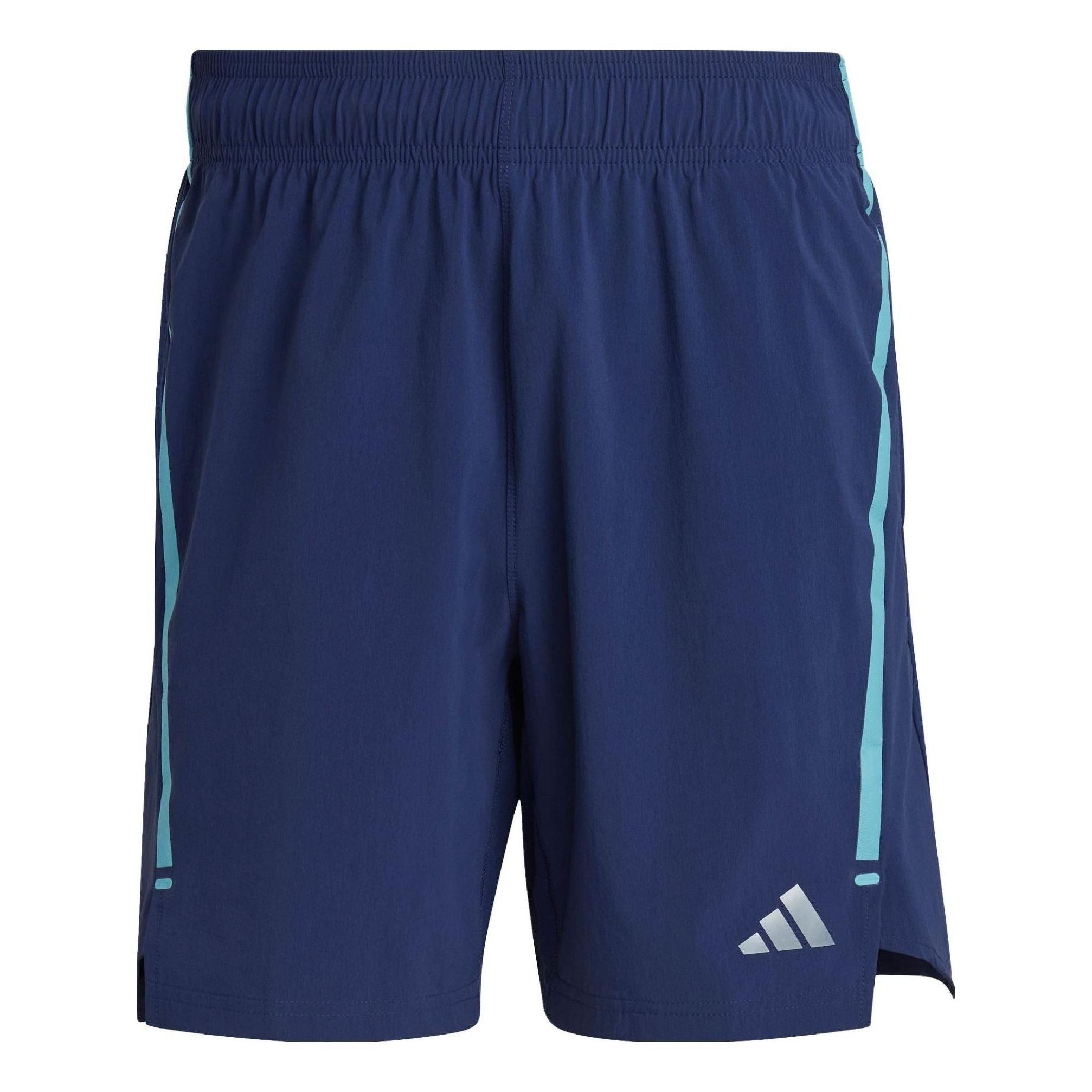 Adidas Workout Teach Not Preach Shorts 'Dark Blue' HS7504 sold by KicksCrew
