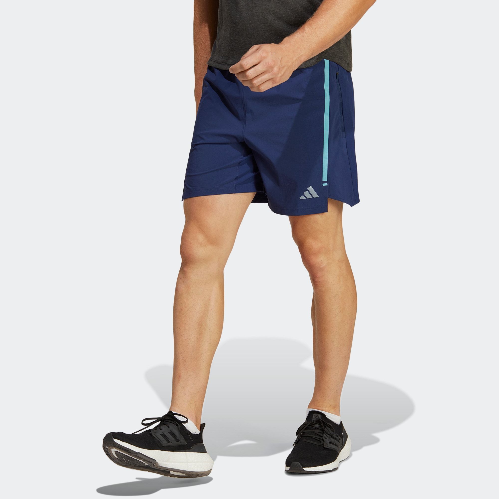 Adidas Workout Teach Not Preach Shorts 'Dark Blue' HS7504 sold by KicksCrew product image thumbnail 2
