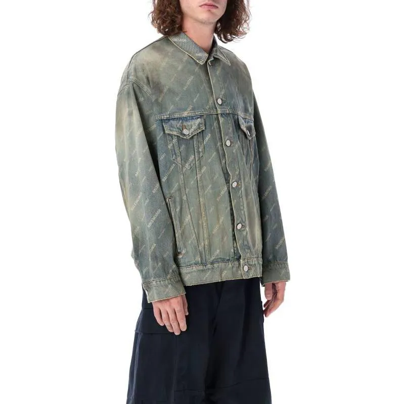 Balenciaga Denim Jacket Large Fit 'Light Japanese Indigo' 719319TNW553221 sold by KicksCrew product image thumbnail 4