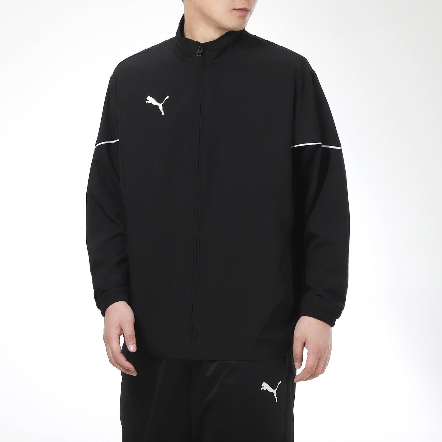 Puma Team Rise Sideline Jacket 'Black' 657326-03 sold by KicksCrew product image thumbnail 4