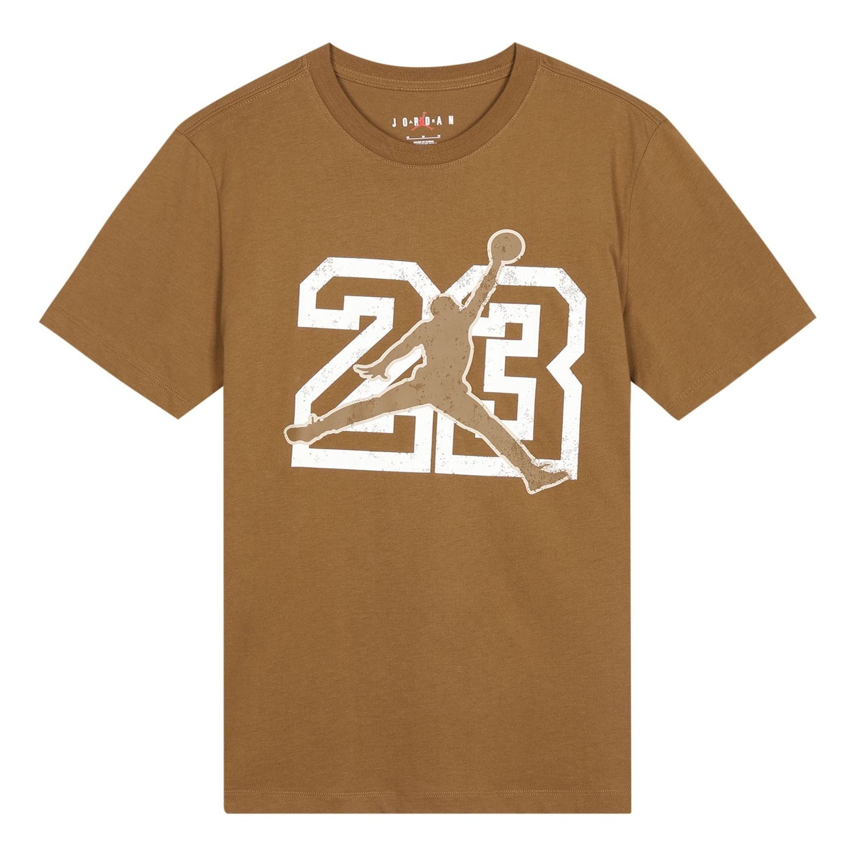 Air Jordan Flight Essentials Logo T-Shirt 'Brown' FB7395-281 sold by KicksCrew