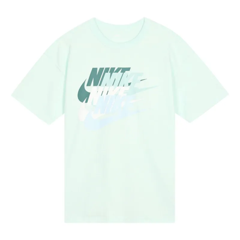 Nike Multi Logo T-Shirt 'Green' FN3697-312 sold by KicksCrew