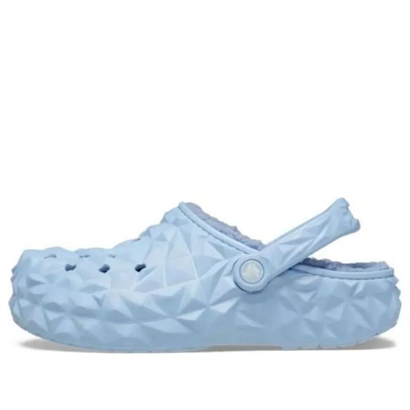 Crocs Classic Lined Geometric Clogs 'Blue' 210069-4NS sold by KicksCrew