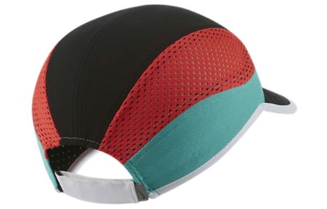 Nike Dri-FIT Aerobill Tailwind Cap 'Black Red Green' CW6070-011 sold by KicksCrew