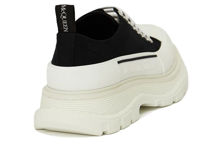 (WMNS) Alexander McQueen Tread Slick Low Lace Up 'Black White' 611705W4L321070 sold by KicksCrew product image thumbnail 5