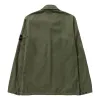 STONE ISLAND Overshirt 'Olive' 7715101WN-V0158 sold by KicksCrew