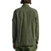 STONE ISLAND Overshirt 'Olive' 7715101WN-V0158 sold by KicksCrew