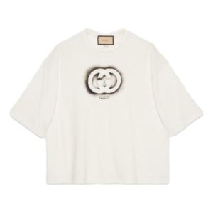 Gucci Cotton Jersey T-Shirt 'Off White' 768462-XJF66-9095 sold by KicksCrew
