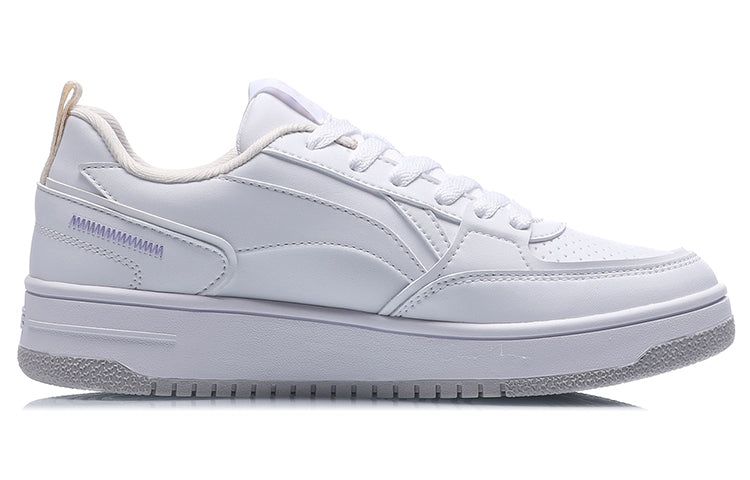 (WMNS) Li-Ning Lifestyle Skate Shoes 'White Purple' AGCQ544-2 sold by KicksCrew product image thumbnail 2
