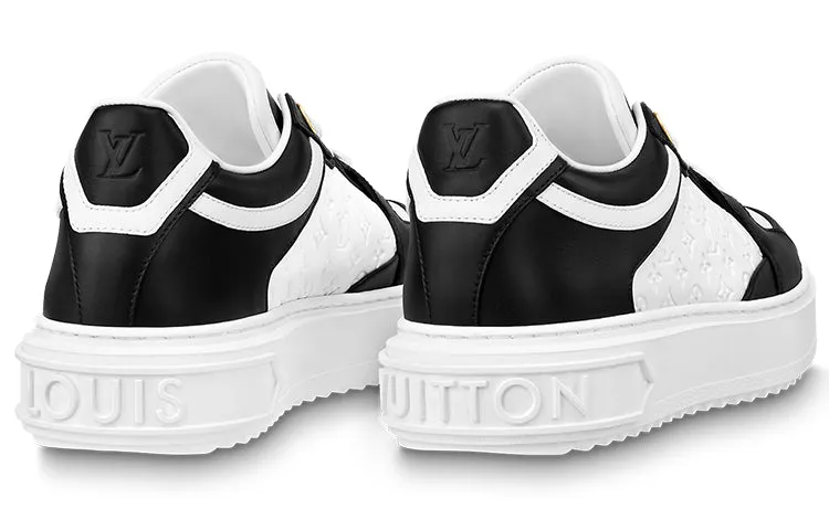 (WMNS) LOUIS VUITTON Time Out Sneakers 'White Mini monogram Black' 1ABUSJ sold by KicksCrew product image thumbnail 4