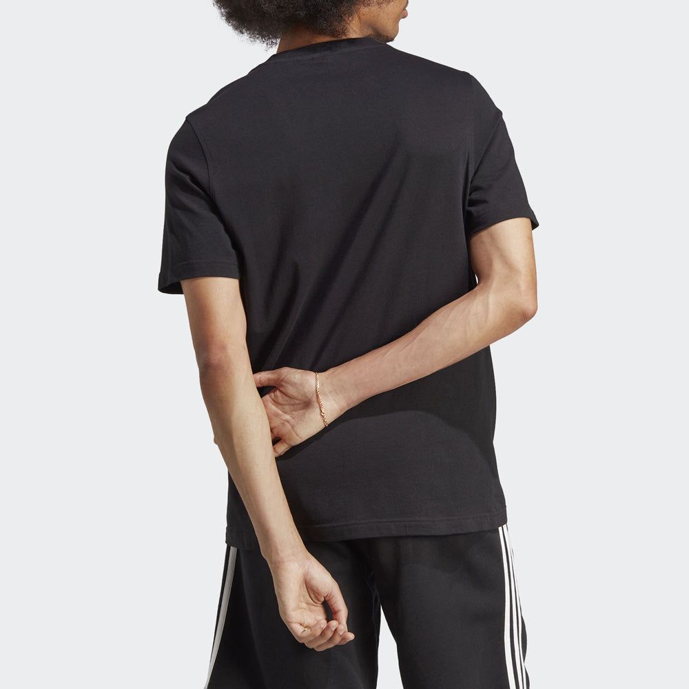 adidas originals Adicolor Classics Trefoil T-shirt 'Black' IA4815 sold by KicksCrew product image thumbnail 3