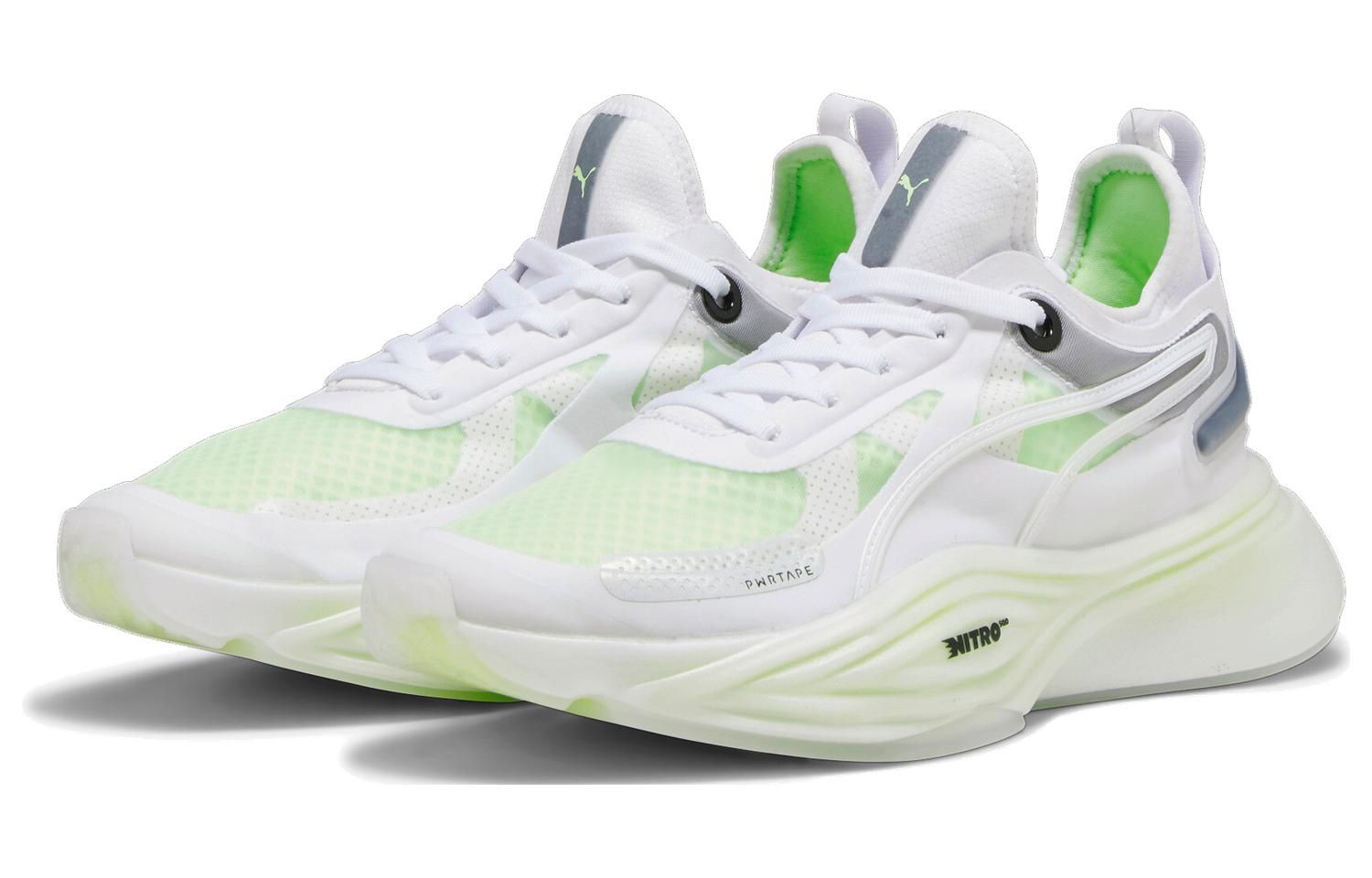 (WMNS) PUMA PWR XX Nitro Squared 'White Speed Green' 378688-02 sold by KicksCrew product image thumbnail 5