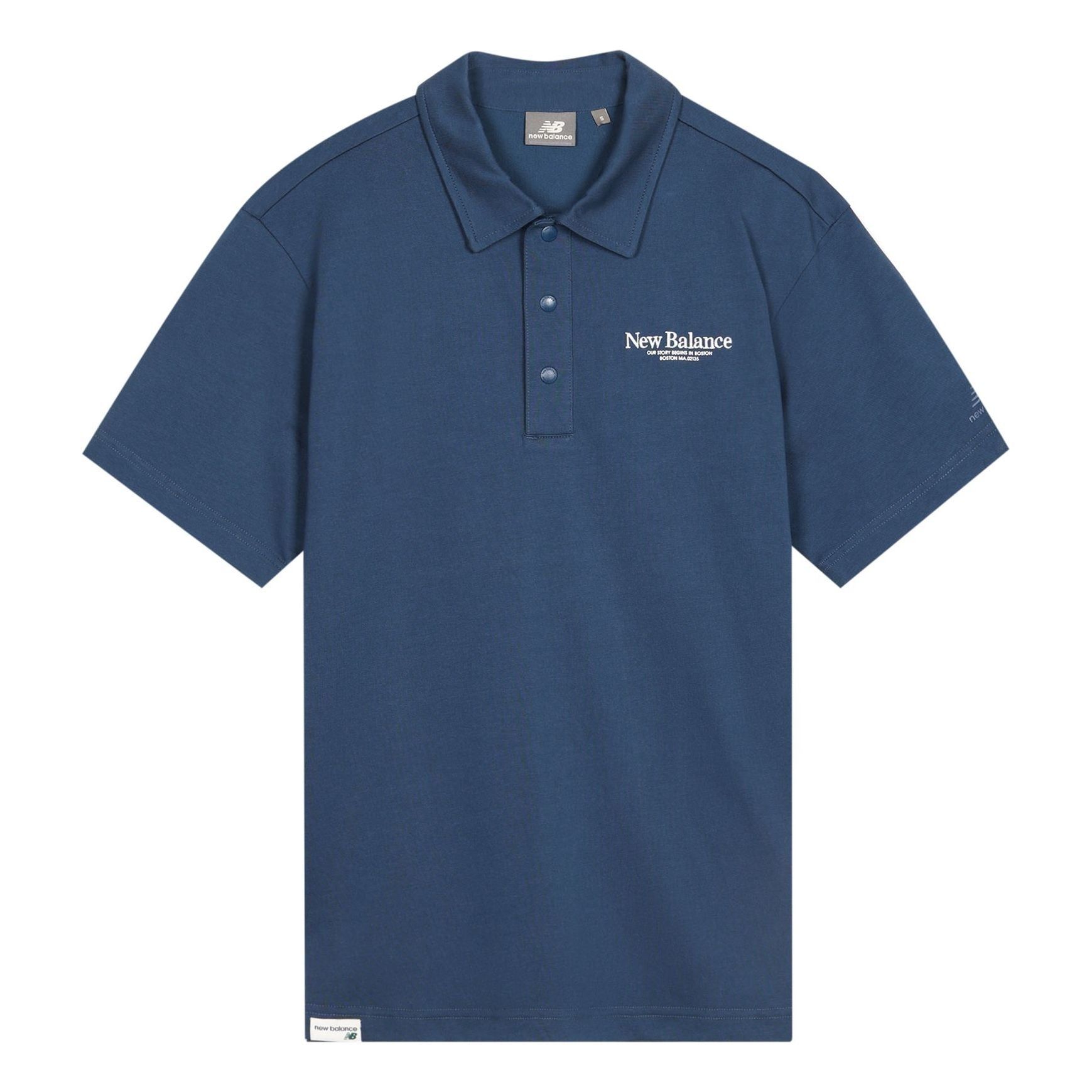 New Balance Sport Lifestyle Polo Tee 'Blue' 5FD24193-NV sold by KicksCrew