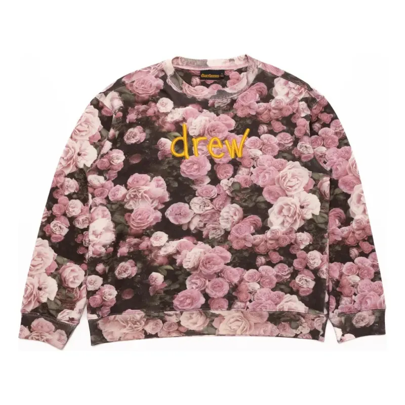 Drew House Scribble Crewneck Sweatshirt 'Roses' DR-SS22-461 sold by KicksCrew
