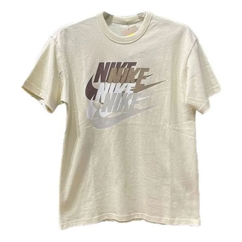 Nike Multi Logo T-Shirt 'Yellow' FN3697-113 sold by KicksCrew