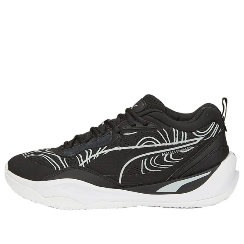 PUMA Playmaker Pro Lava 'Black White' 377574-01 sold by KicksCrew