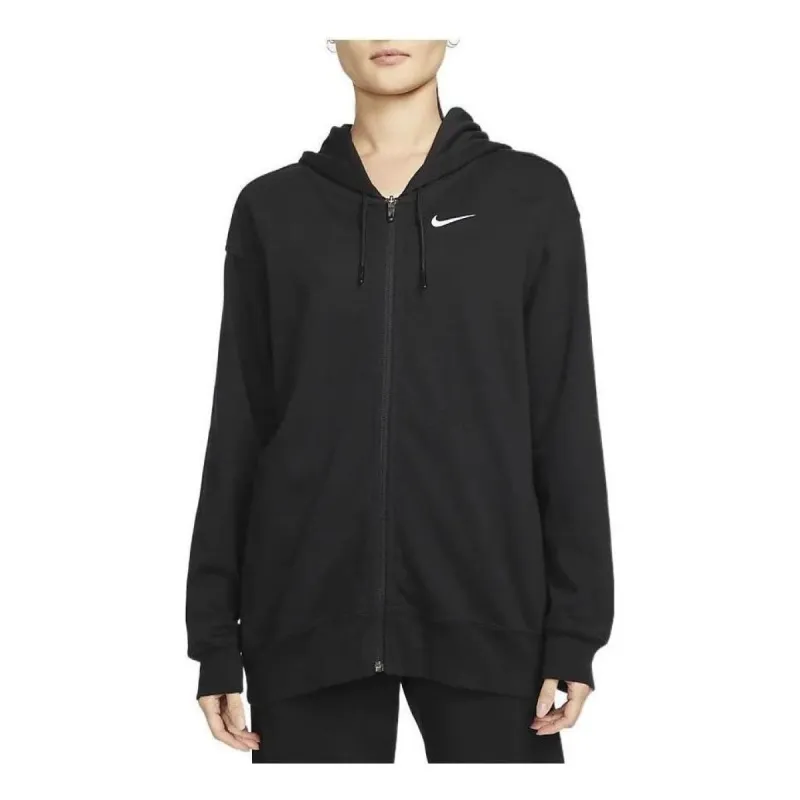 (WMNS) Nike Sportswear Oversized Full-Zip Hoodie Jacket 'Black' DM6416-010 sold by KicksCrew