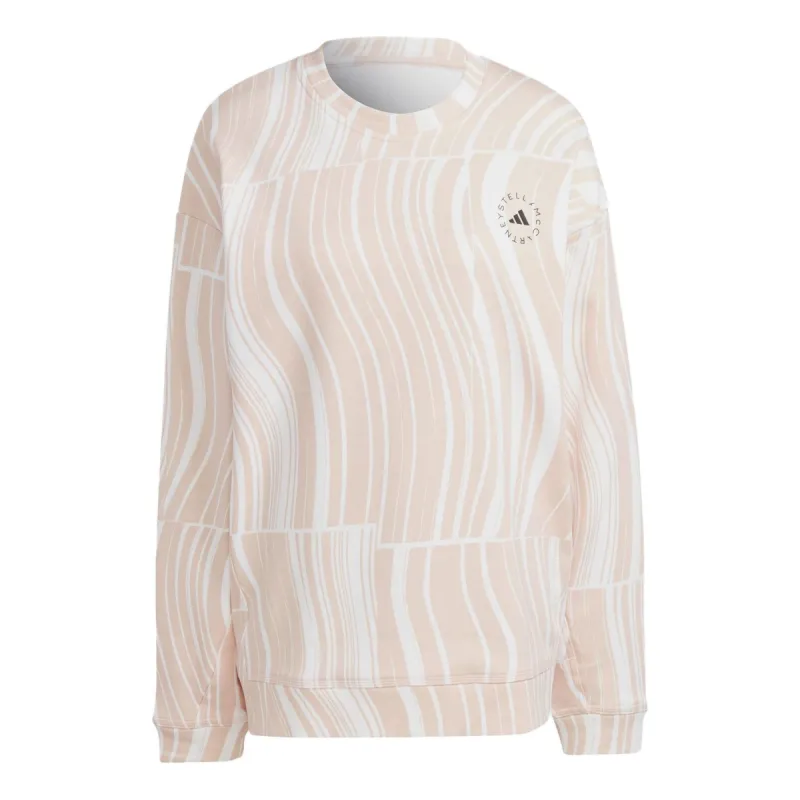 (WMNS) adidas by Stella McCartney TrueCasuals Graphic Sweatshirt 'Beige' HS0986 sold by KicksCrew