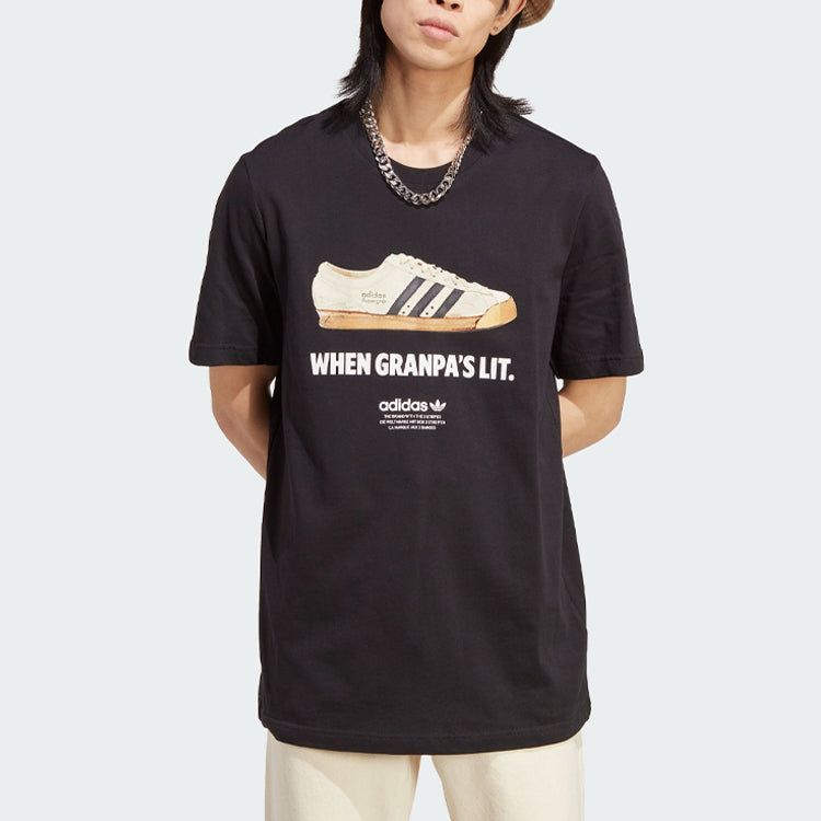 adidas originals Graphics New Age T-shirt 'Black' IC8872 sold by KicksCrew product image thumbnail 2
