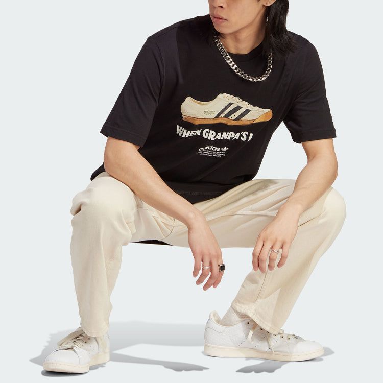 adidas originals Graphics New Age T-shirt 'Black' IC8872 sold by KicksCrew product image thumbnail 4