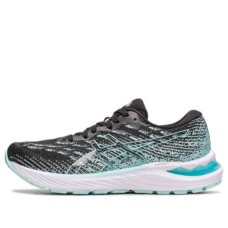 (WMNS) ASICS Gel-Stratus 3 Knit 'Black Clear Blue' 1012B453-001 sold by KicksCrew
