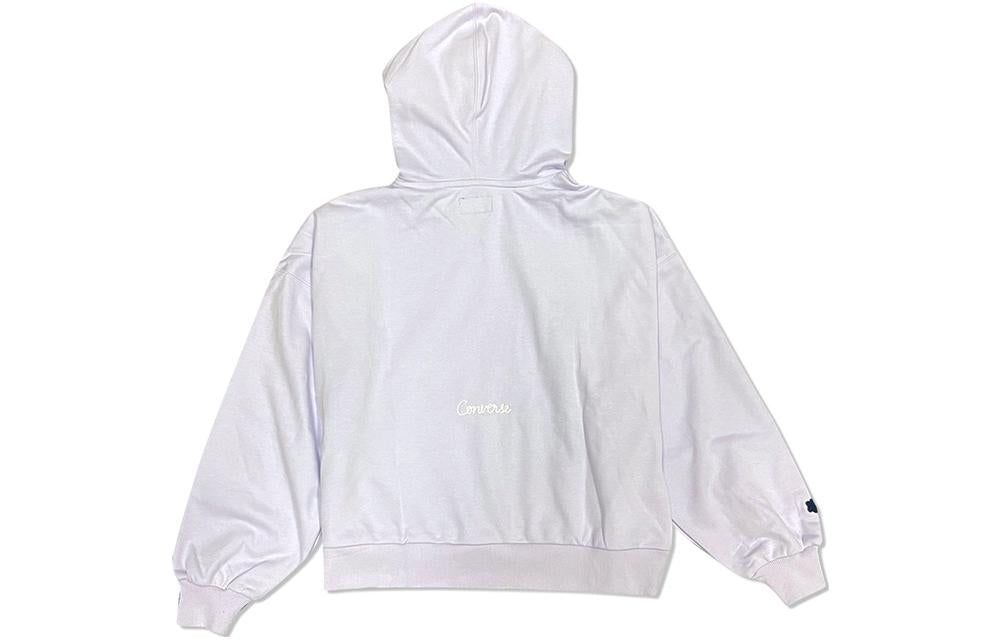 (WMNS) Converse Chain Stitch Hoodie 'Light Purple' 10025515-A02 sold by KicksCrew product image thumbnail 2