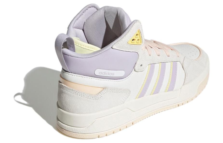 (WMNS) Adidas Neo 100DB Basketball Shoes 'White Beige Purple' IG1567 sold by KicksCrew product image thumbnail 3