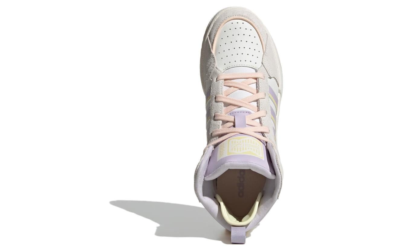 (WMNS) Adidas Neo 100DB Basketball Shoes 'White Beige Purple' IG1567 sold by KicksCrew product image thumbnail 4