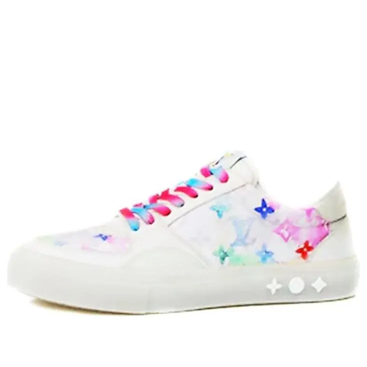 LOUIS VUITTON Ollie Sneakers 'White with Colorful Monogram' 1A8SGT sold by KicksCrew