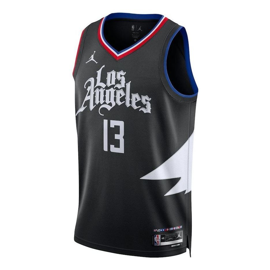 Air Jordan Los Angeles Clippers Statement Edition Dri-FIT NBA Swingman Jersey 'Black' DO9529-011 sold by KicksCrew