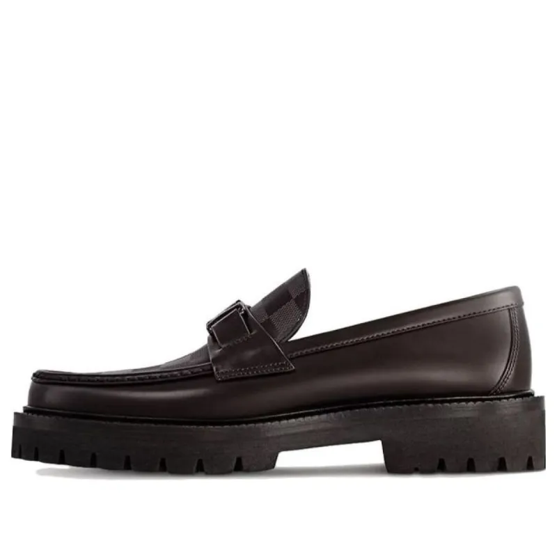LOUIS VUITTON Major Loafers 'Brown Plaid' 1AC5X9 sold by KicksCrew