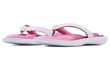 (WMNS) Under Armour Marbella 7 Sandal 'White Planet Pink' 3022723-106 sold by KicksCrew