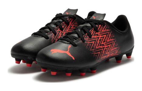 (GS) PUMA Tacto FG/AG Football Boots 'Black Red' 106301-08 sold by KicksCrew