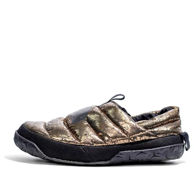 (WMNS) THE NORTH FACE Nuptse Mule Metallic 'Metallic Bronze Tnf Black' NF0A7W4B-9Y0 sold by KicksCrew
