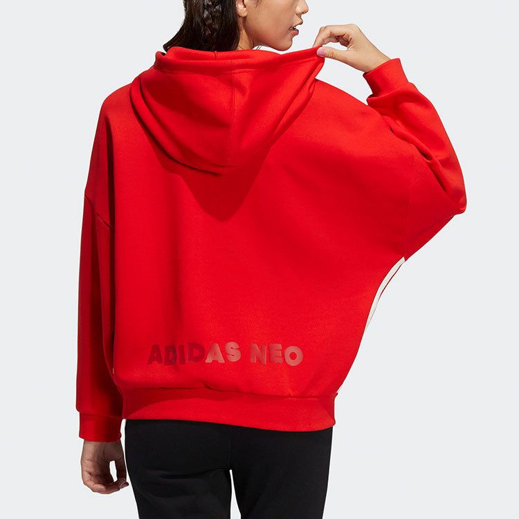 (WMNS) Adidas NEO 2022 spring CNY Sesame Street knitted hoodies 'Red' HD7278 sold by KicksCrew product image thumbnail 3